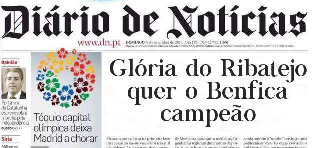 Glória do Ribatejo quer o Benfica campeão