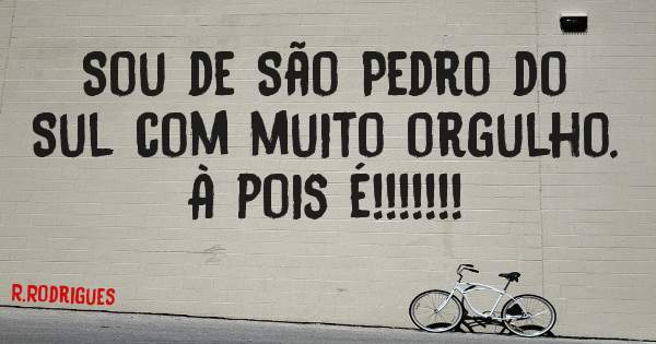 Sou de São Pedro do Sul com muito orgulho.
À pois é!!!!!!!