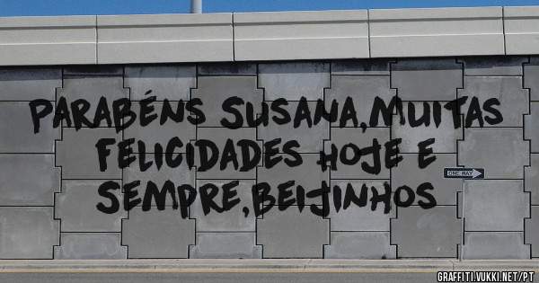 Parabéns Susana,muitas felicidades Hoje e Sempre,beijinhos