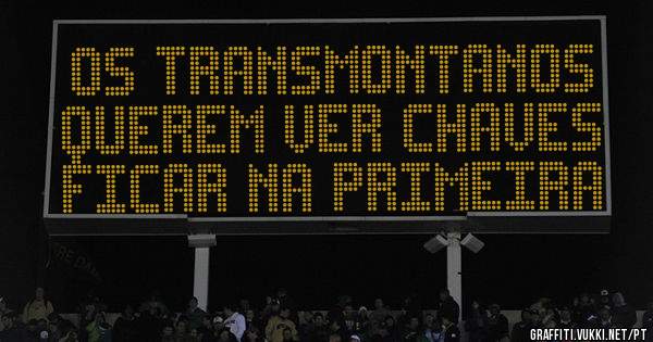 Os transmontanos querem ver Chaves ficar na primeira