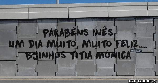 Parabéns Inês
Um dia muito, muito feliz....
Bjinhos titia Mónica