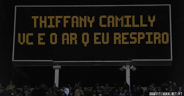 Thiffany Camilly vc e o ar q eu respiro