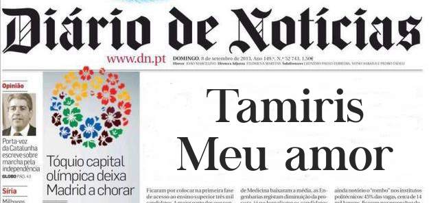 Tamiris 
Meu amor