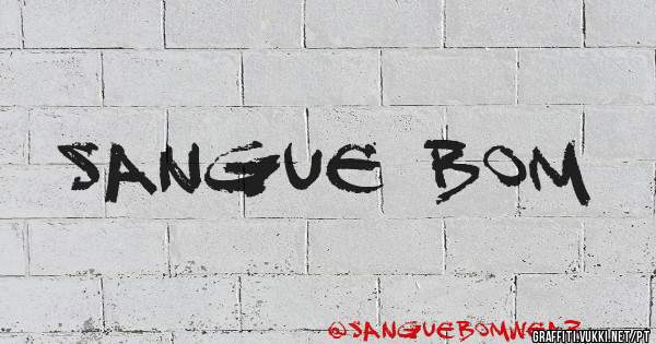 sangue bom
