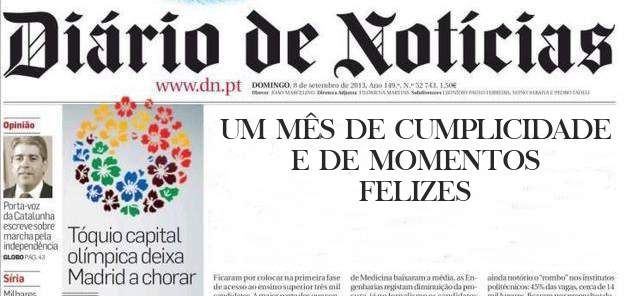 UM MÊS DE CUMPLICIDADE 
E DE MOMENTOS FELIZES 