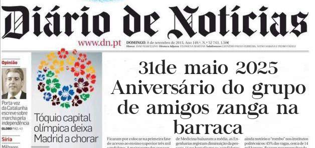 31de maio 2025
Aniversário do grupo de amigos zanga na barraca 