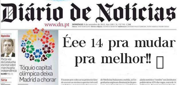 Éee 14 pra mudar pra melhor!! ✌