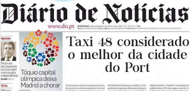 Taxi 48 considerado o melhor da cidade do Port