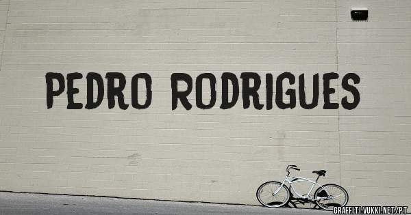 Pedro Rodrigues 