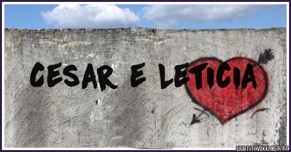Cesar e Leticia