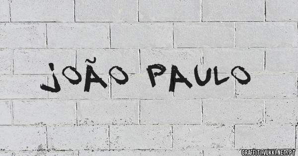 JOÃO PAULO