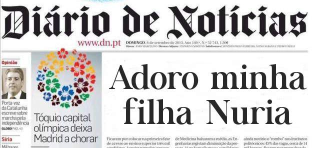 Adoro minha filha Nuria