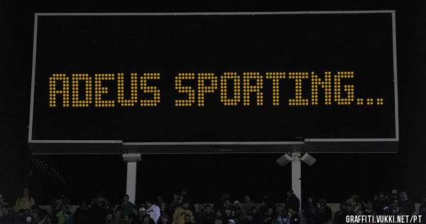 Adeus sporting...

