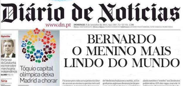 BERNARDO O MENINO MAIS LINDO DO MUNDO