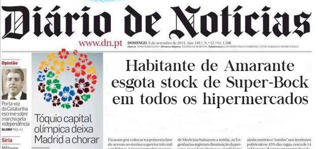 Habitante de Amarante esgota stock de Super-Bock em todos os hipermercados