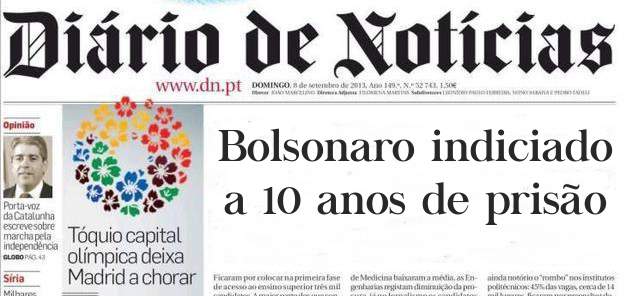 Bolsonaro indiciado a 10 anos de prisão