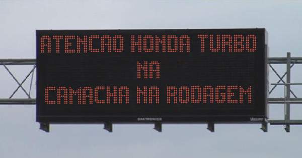 Atencao honda turbo na 
Camacha na rodagem 