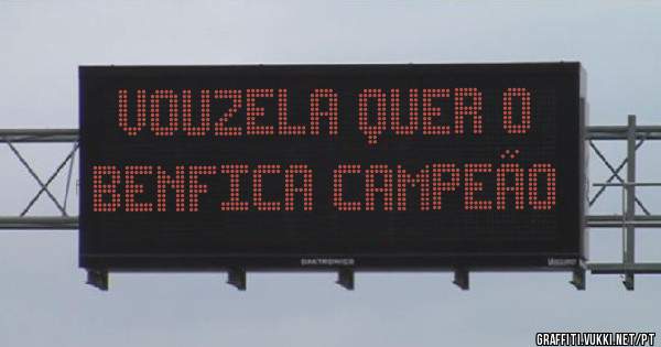 Vouzela quer o BENFICA CAMPEÃO