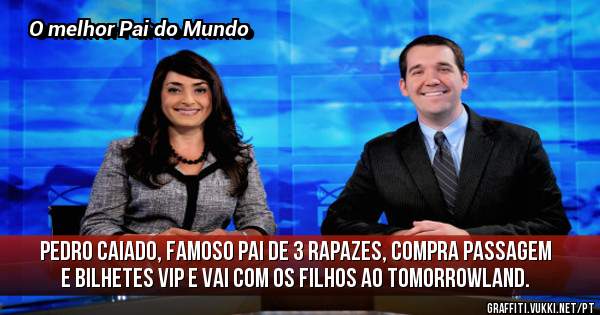 Pedro Caiado, famoso pai de 3 rapazes, compra passagem e bilhetes VIP e vai com os filhos ao TomorrowLand.