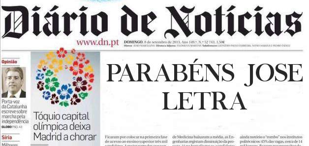 PARABÉNS JOSE LETRA