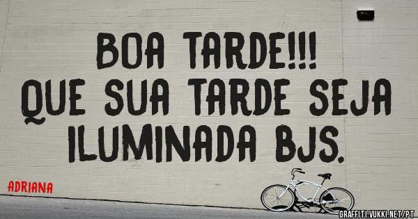 Boa tarde!!!
Que sua tarde seja iluminada bjs.