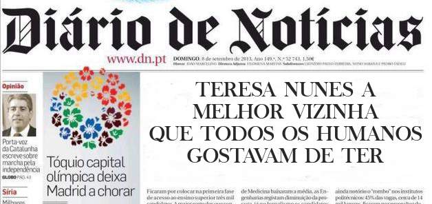 TERESA NUNES A MELHOR VIZINHA QUE TODOS OS HUMANOS GOSTAVAM DE TER