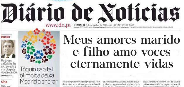 Meus amores marido e filho amo voces eternamente vidas