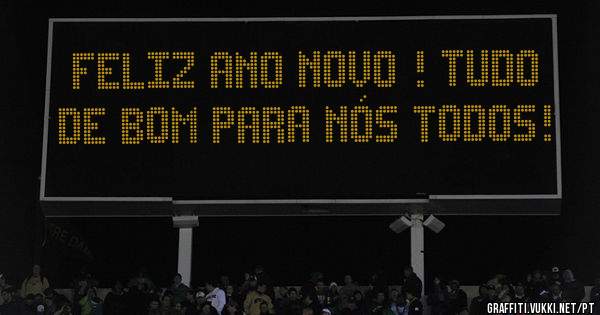 Feliz Ano Novo ! Tudo de bom para nós todos!