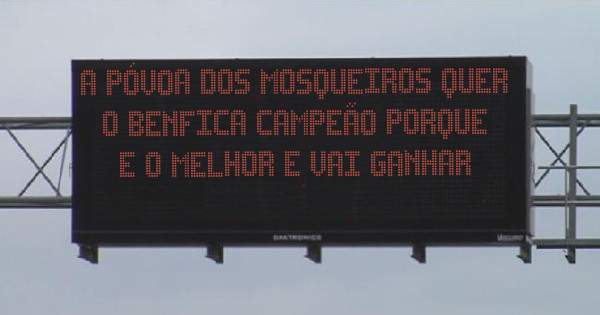 A Póvoa dos Mosqueiros quer o Benfica campeão porque e o melhor e vai ganhar 
