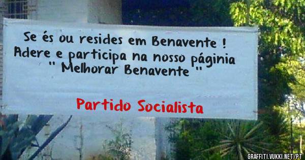 Se és ou resides em Benavente ! 
Adere e participa na nosso páginia '' Melhorar Benavente ''