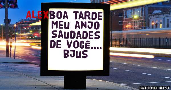 Boa tarde meu anjo
Saudades de você.... bjus