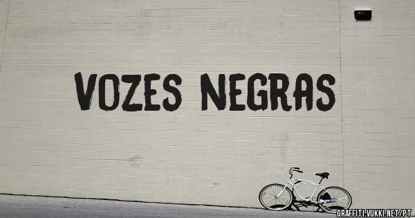Vozes negras 