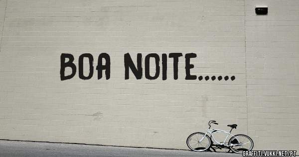 Boa noite......
