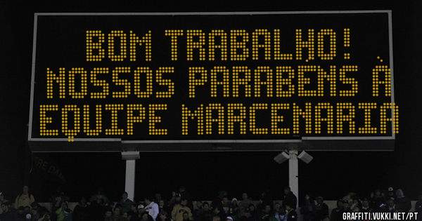 BOM TRABALHO!
Nossos parabéns à
EQUIPE MARCENARIA