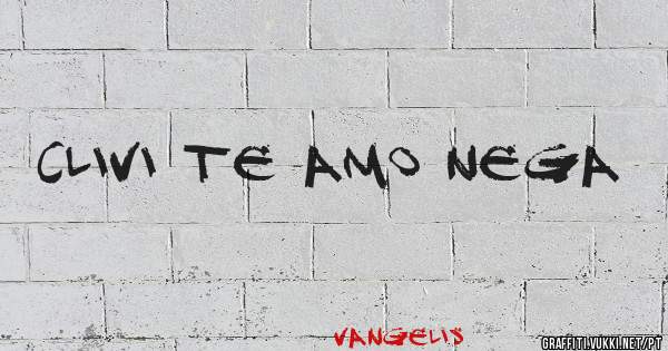 Clivi TE AMO nega