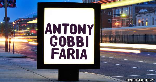 ANTONY GOBBI FARIA