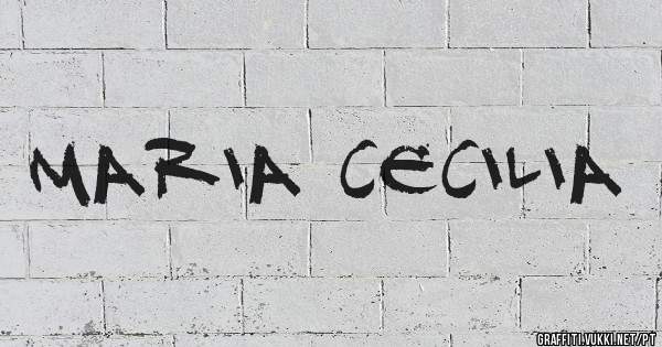 Maria Cecilia 