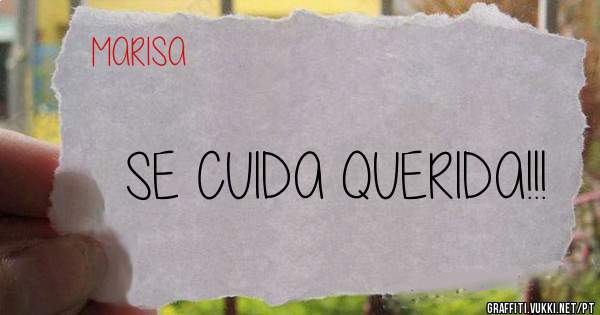 SE CUIDA QUERIDA!!!