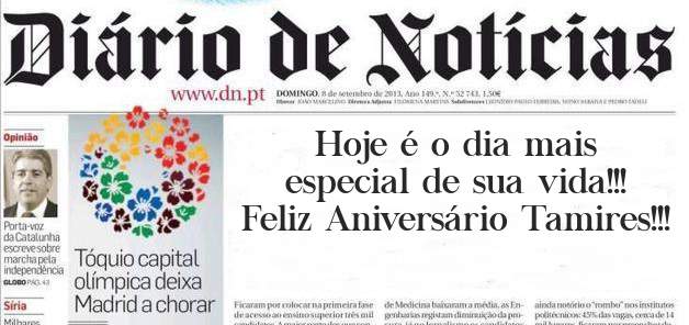 Hoje é o dia mais especial de sua vida!!! Feliz Aniversário Tamires!!!