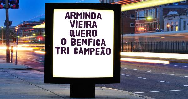 Arminda Vieira quero o benfica tri campeão 