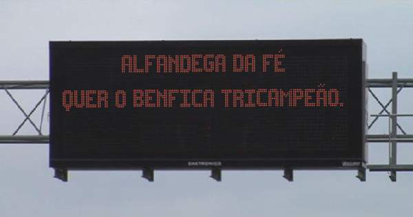 Alfandega da Fé quer o Benfica tricampeão.