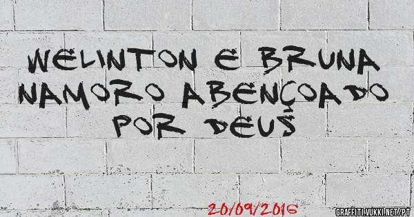 Welinton e Bruna



Namoro abençoado por Deus