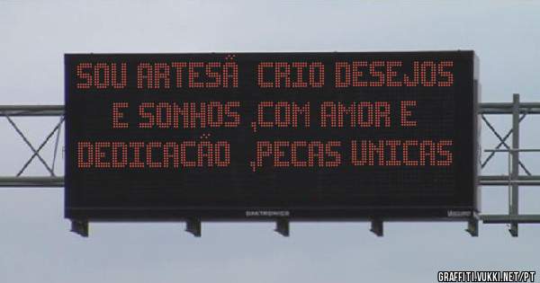Sou artesã  crio desejos e sonhos ,com amor e dedicacão  ,pecas unicas