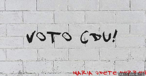 Voto CDU! 