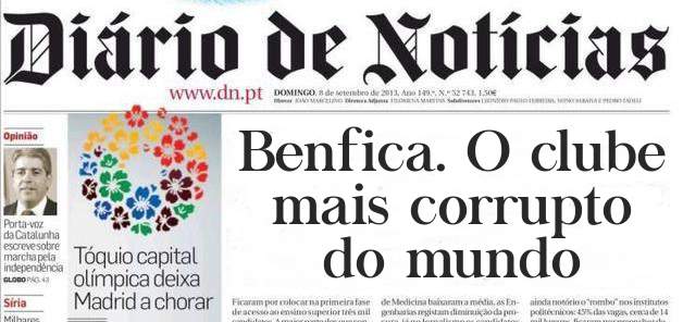 Benfica. O clube mais corrupto do mundo 