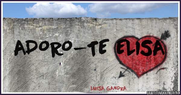 ADORO-TE ELISA