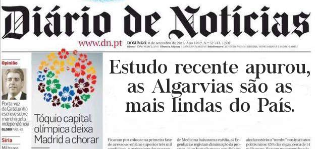 Estudo recente apurou, as Algarvias são as mais lindas do País. 