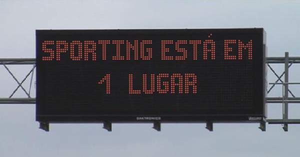 SPORTING ESTÁ EM 1° LUGAR 