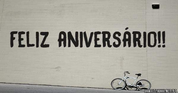 Feliz aniversário!! 
