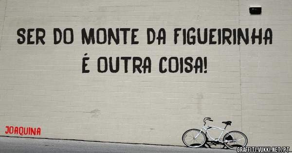 SER DO MONTE DA FIGUEIRINHA É OUTRA COISA!